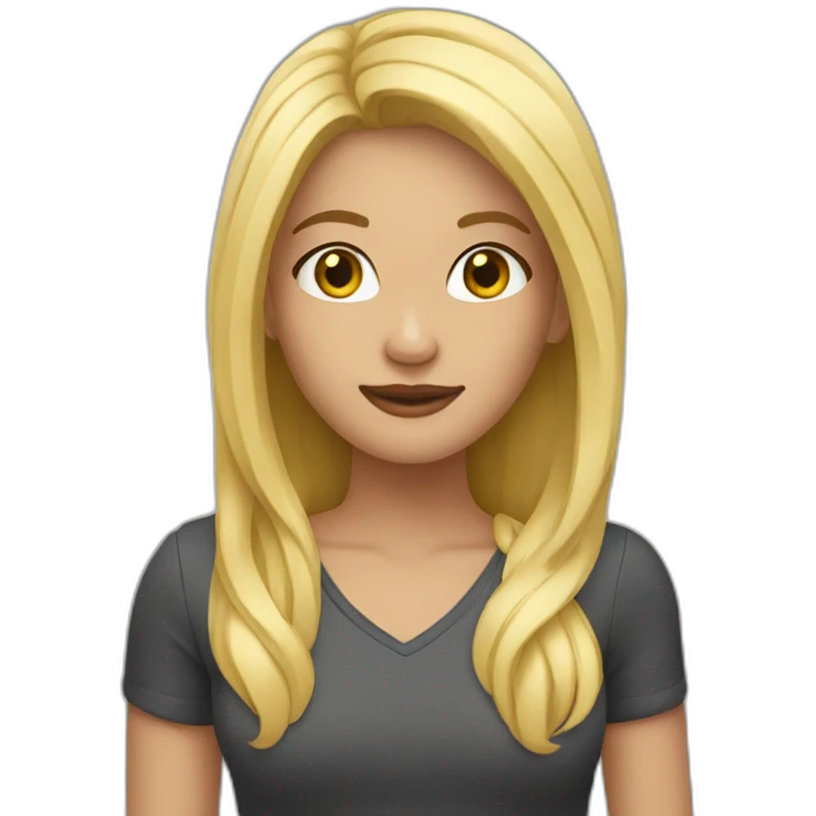 A Blonde Youtube emoji