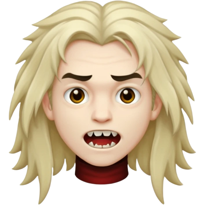 Vampire, hair Locks medium, boy  emoji
