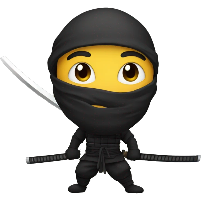 ninja with katana emoji