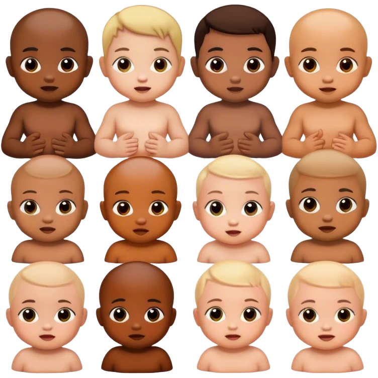 Army of baby’s emoji