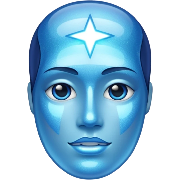 Glitter Blue Panthom emoji