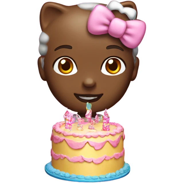 Hello kitty birthday  emoji