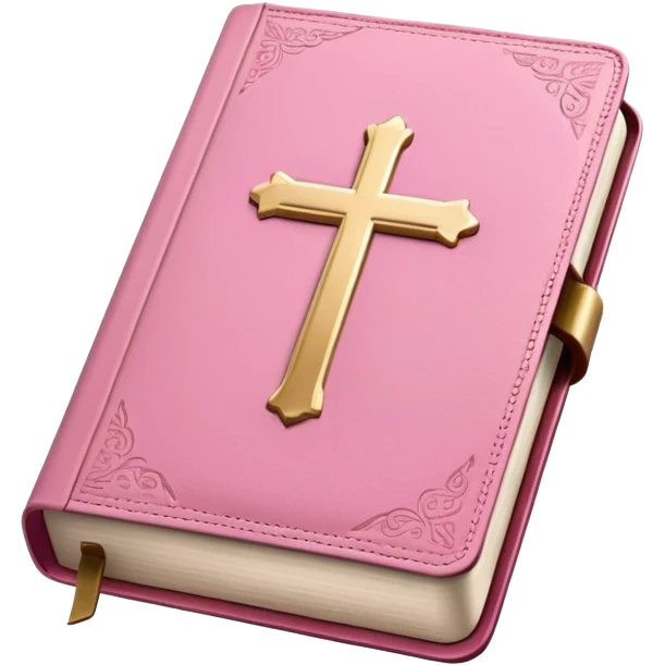 Pink bible  emoji