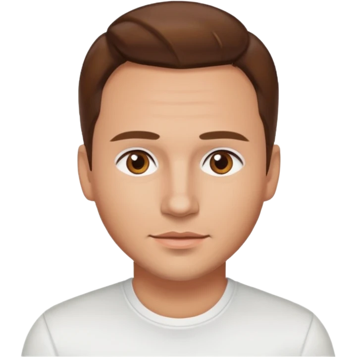 Drew Lachey hazel eyes, brown hair, white shirt emoji