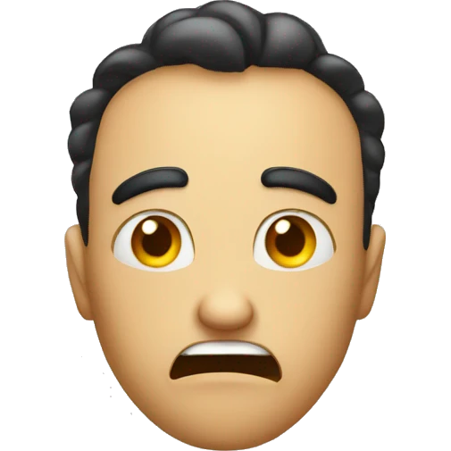  a firous emoji hiding all of its anger inside it with a sideeye full of hate emoji