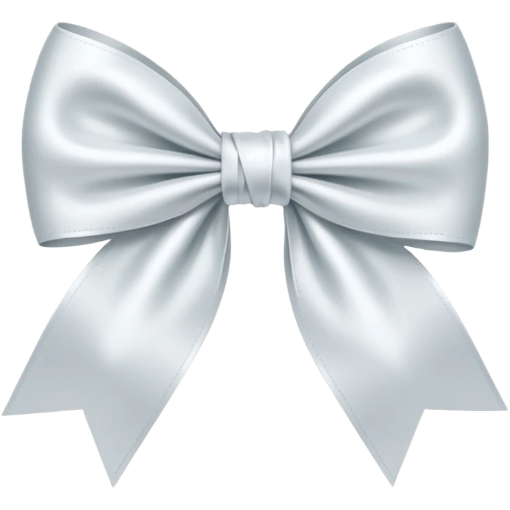 Moños blancos emoji