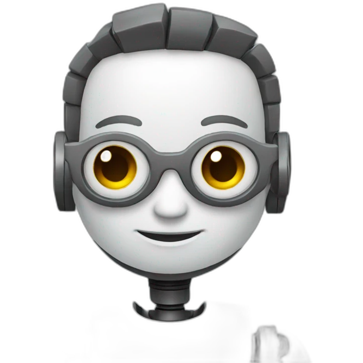 robot as a teacher emoji