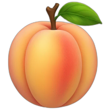 Peach emoji