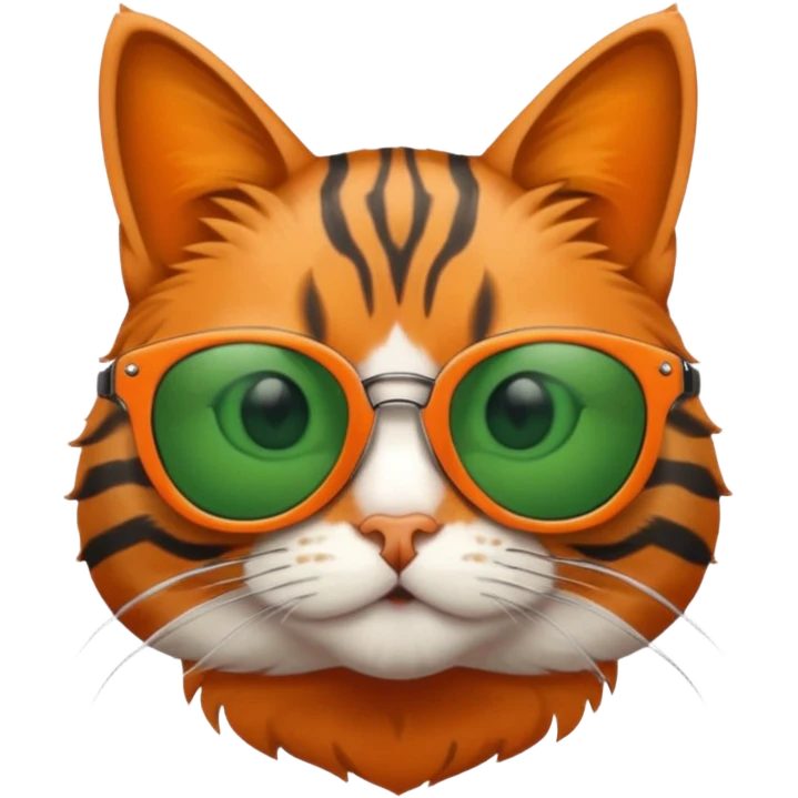 Cat wearing sunglasses emoji