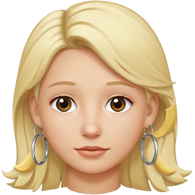 blond earringed with no beard emoji