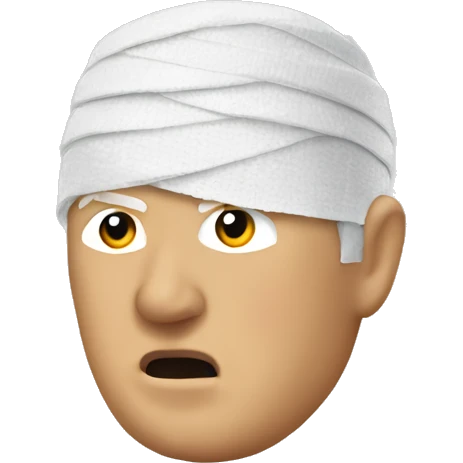 Trump ear bandage emoji