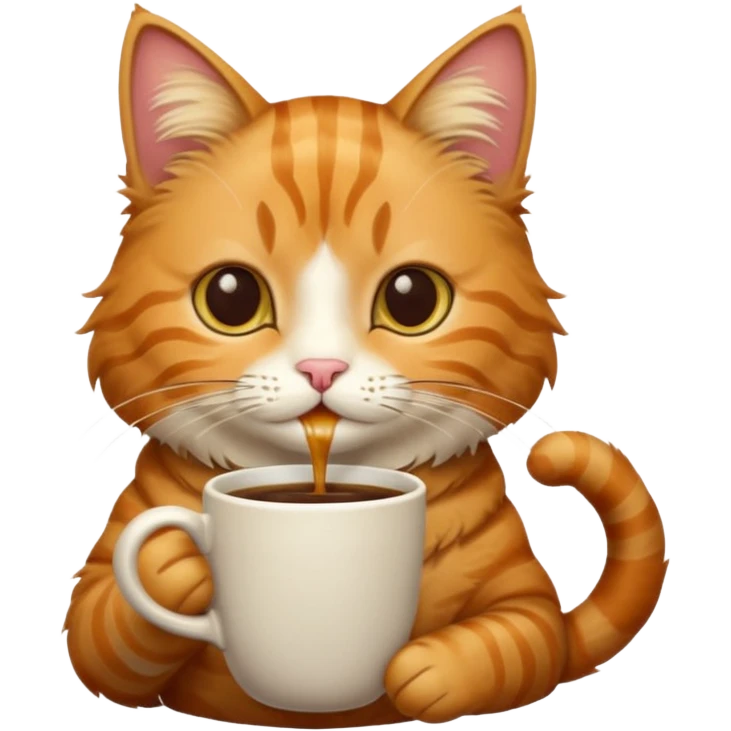 Cat coffe  emoji