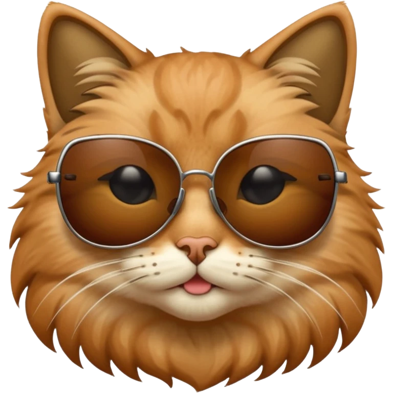 Cat wearing sunglasses emoji