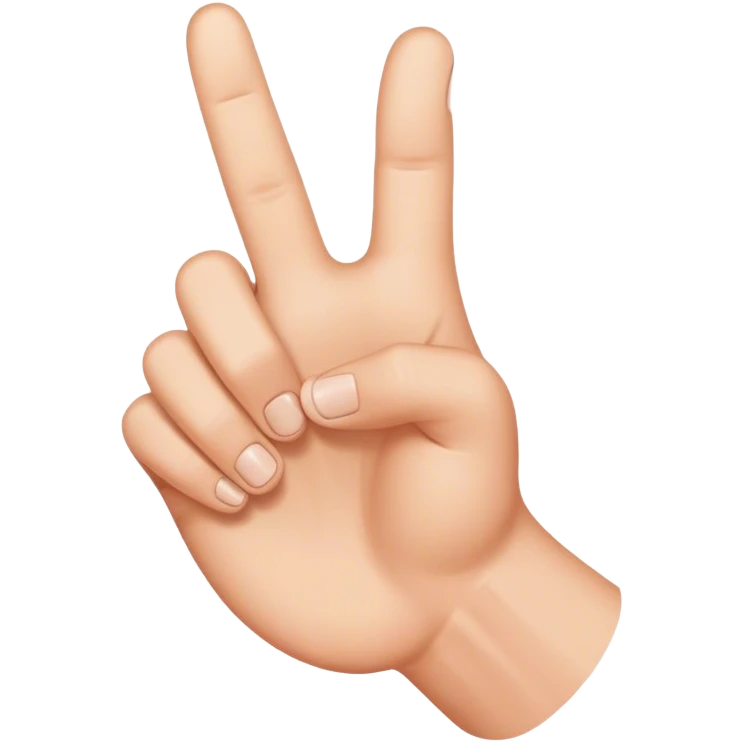 A hand with a oversized thumb emoji