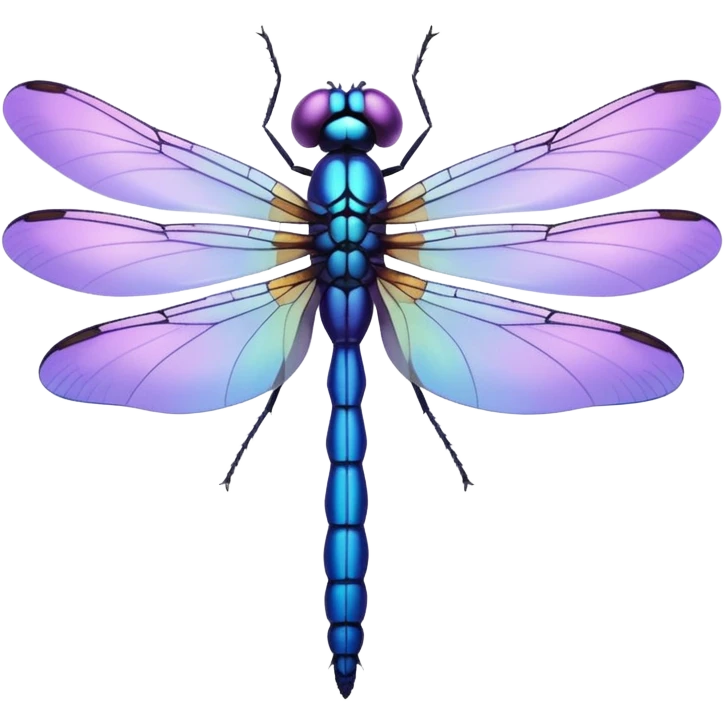 Lavender coloured dragonfly  emoji