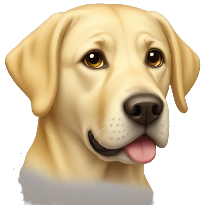 yellow lab emoji