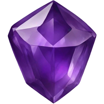 Amethyst gemstone  emoji