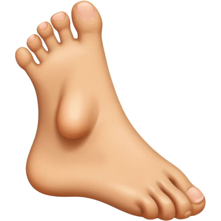 a normal foot emoji