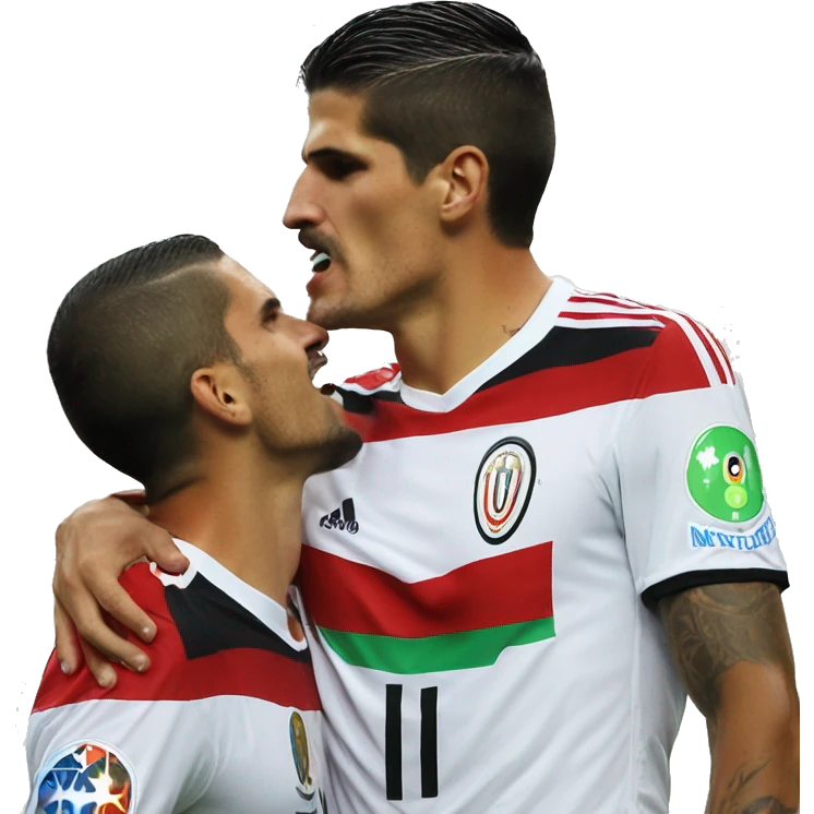 Mario Gomez Kissinf Quaresma emoji