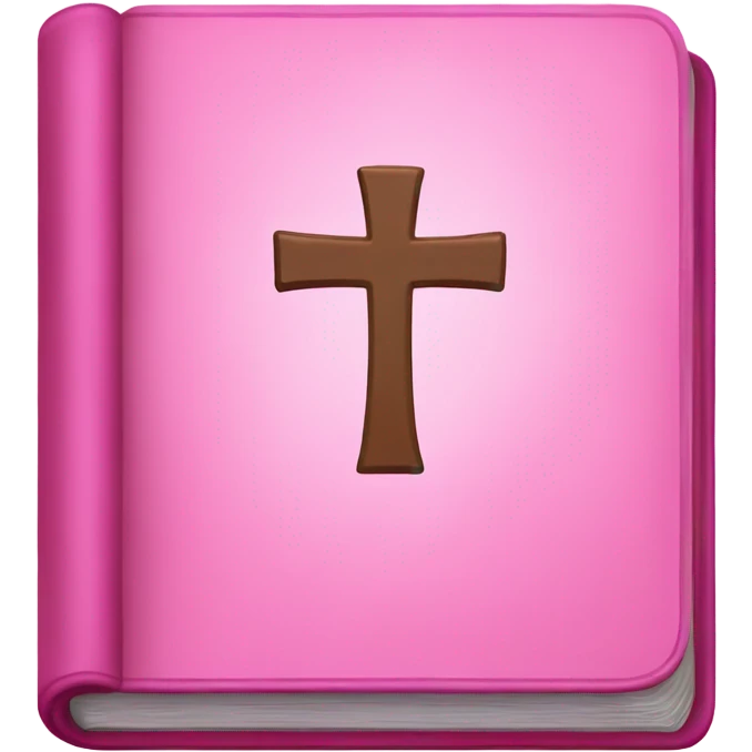 Bible pink emoji