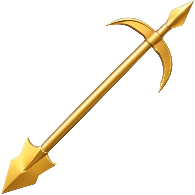 golden arrow emoji