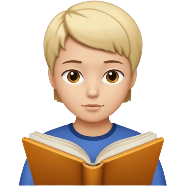 Persona con corte de pelo libro emoji