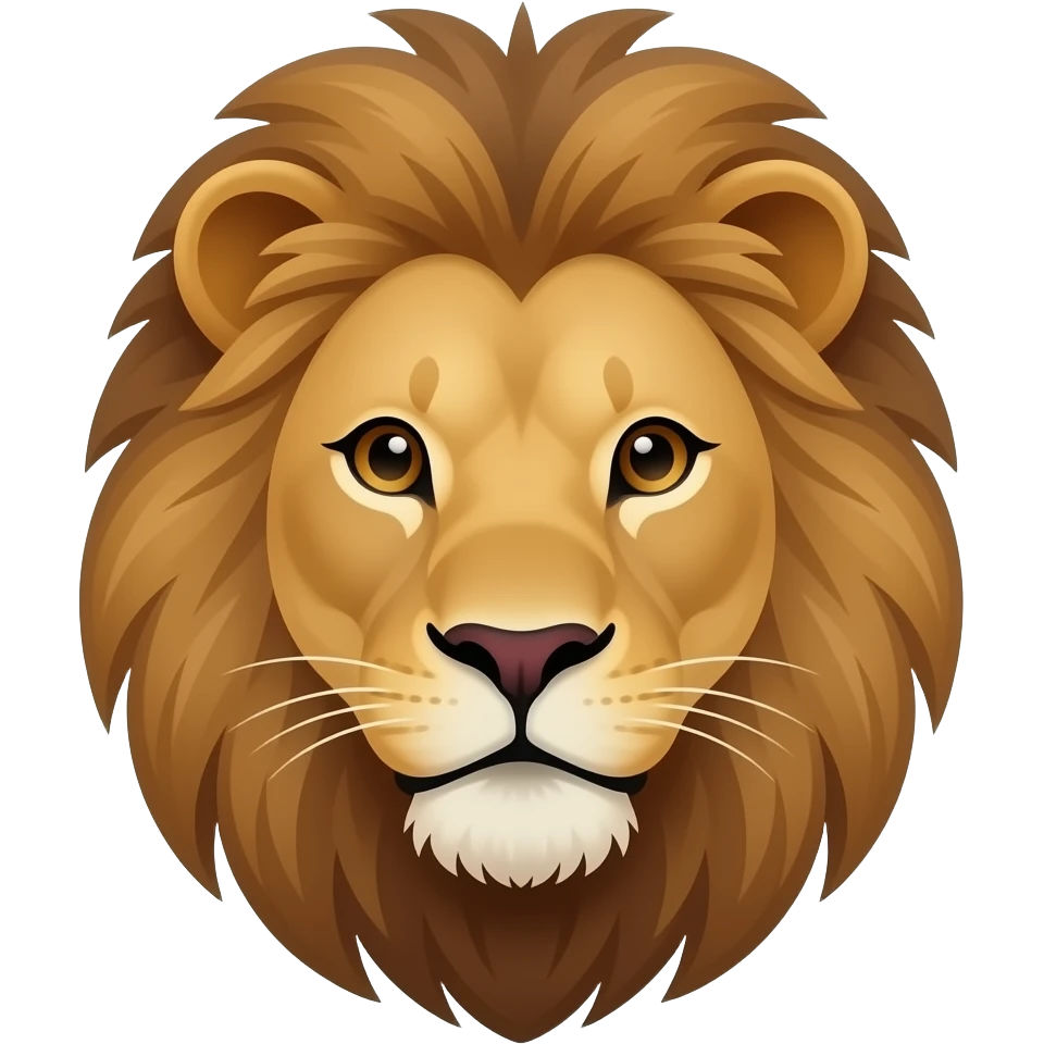 CREA UN EMOJI DE UN LEON emoji