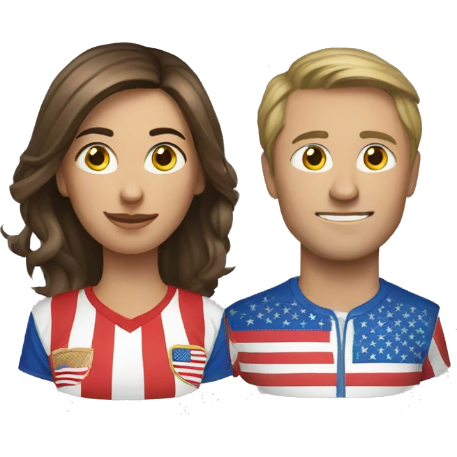 Russia versus USA emoji