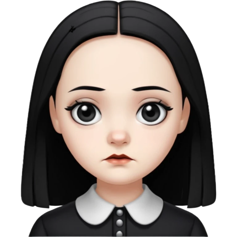 wednesday addams face emoji