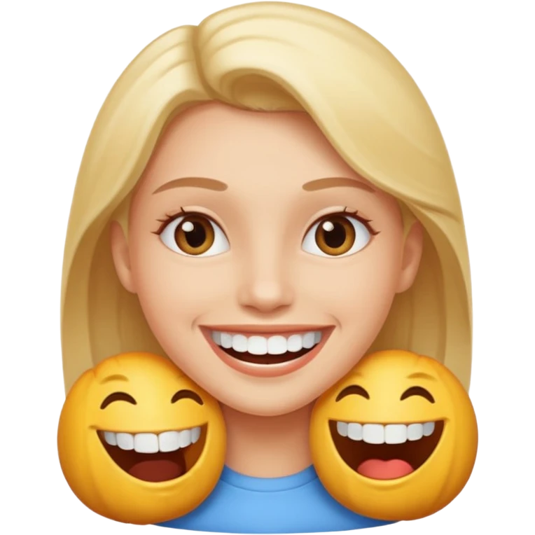 Здоровая улыбка emoji