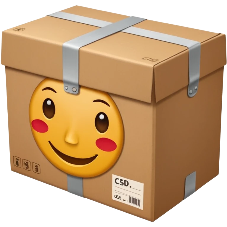 delivery case with the inscription CDEK emoji
