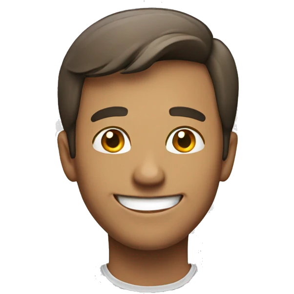   a smiling man emoji