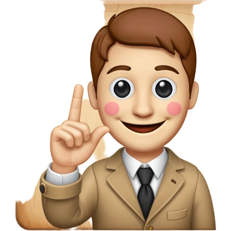 Puppet on a finger emoji
