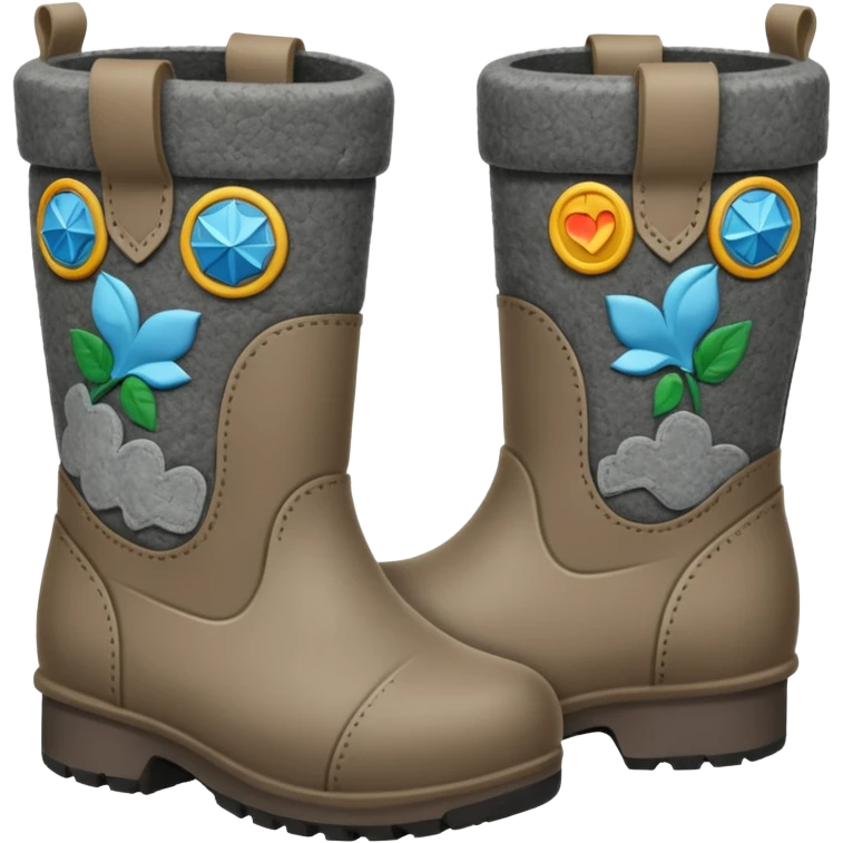 valenki felt boots emoji