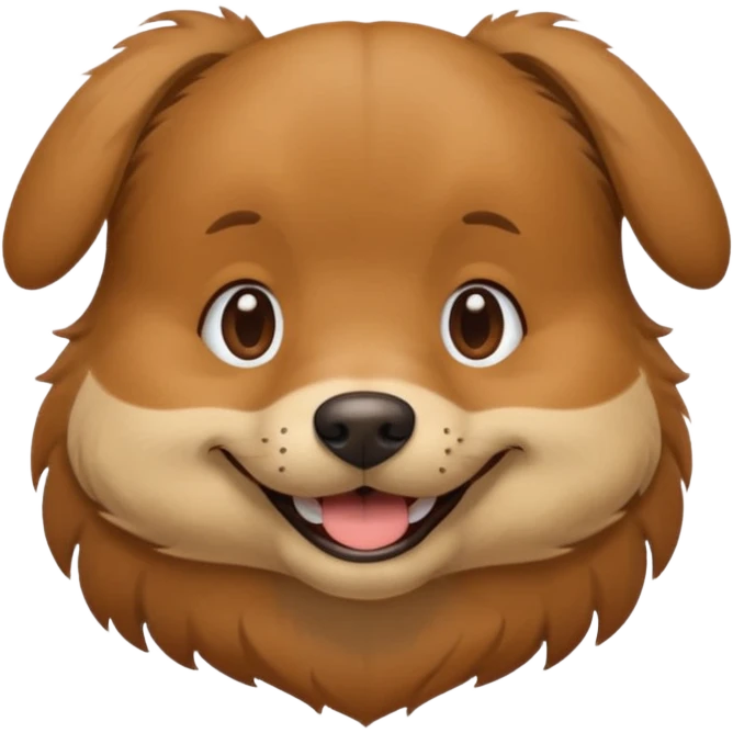 Dog saying 6-7 emoji