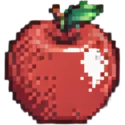 red apple emoji
