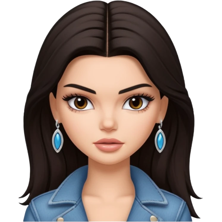 kendall jenner as pretty bratz baddie emoji