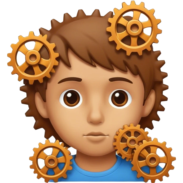Boy Kiss a Gears emoji