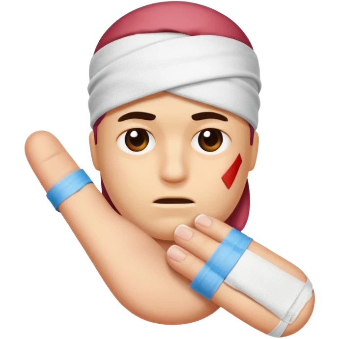 Injured finger  emoji