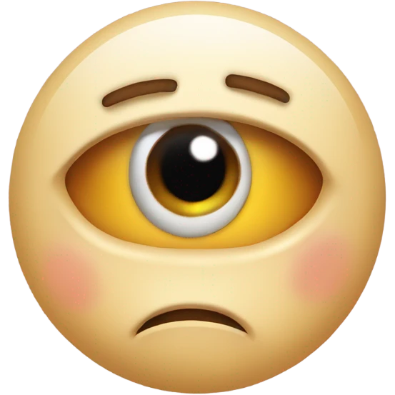 Sore eye and coughing  emoji