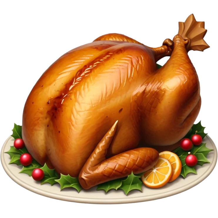 dinde de noël emoji