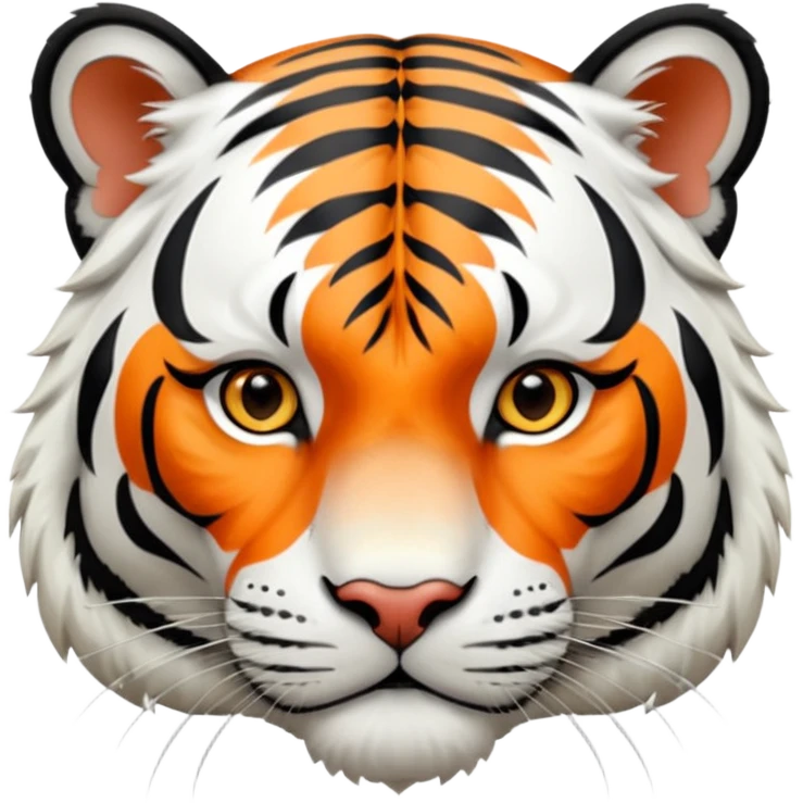White tiger emoji