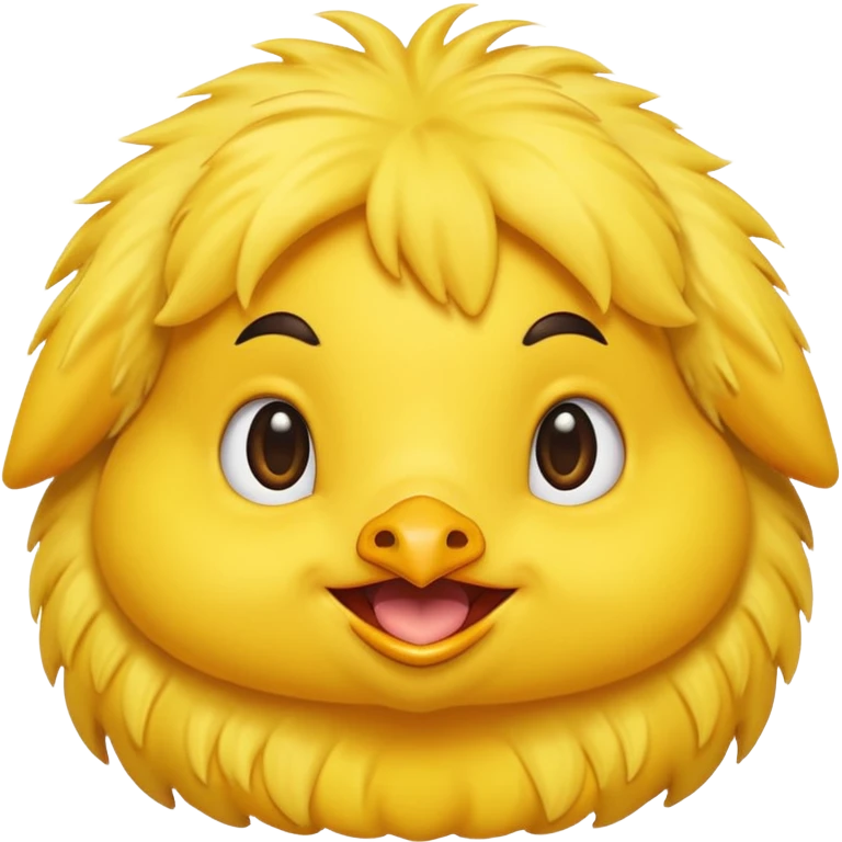 Pollito hembra feliz emoji