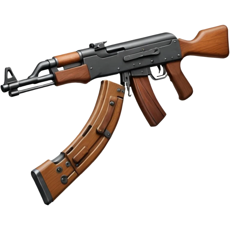 AK-47 Wooden handrail and wooden buttstock emoji