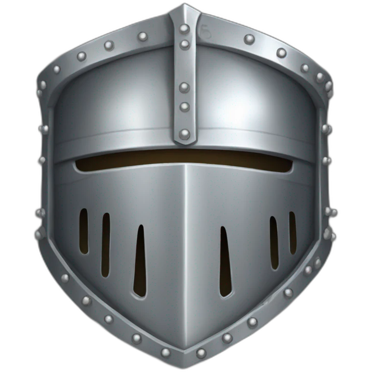 Silver medieval armor emoji