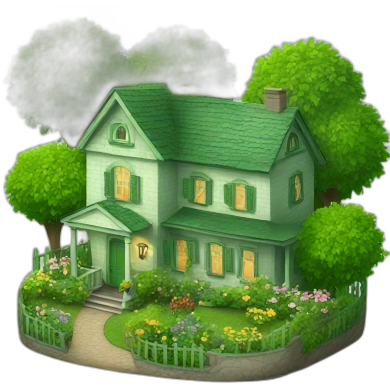 home green garden emoji