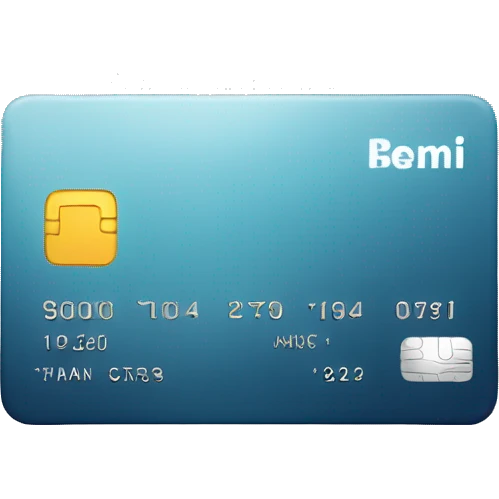 Credit card emoji