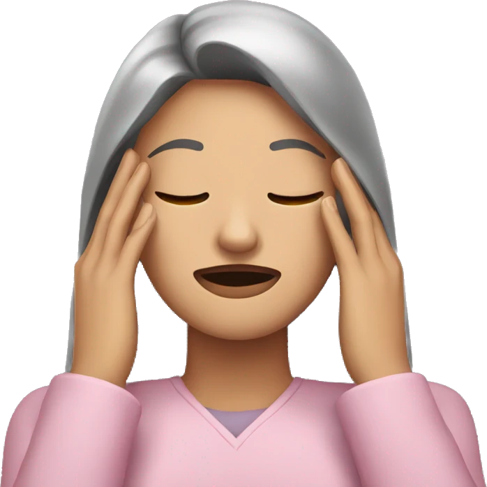 woman headache emoji