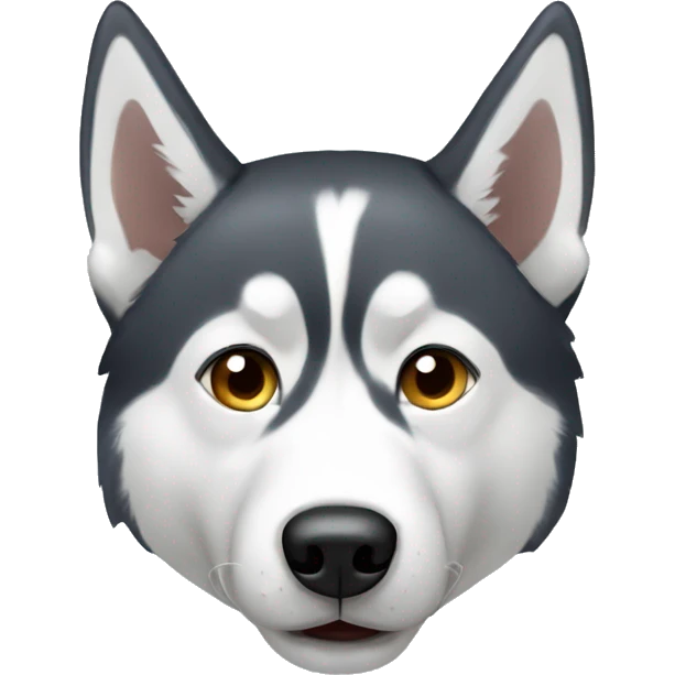 Siberian husky emoji