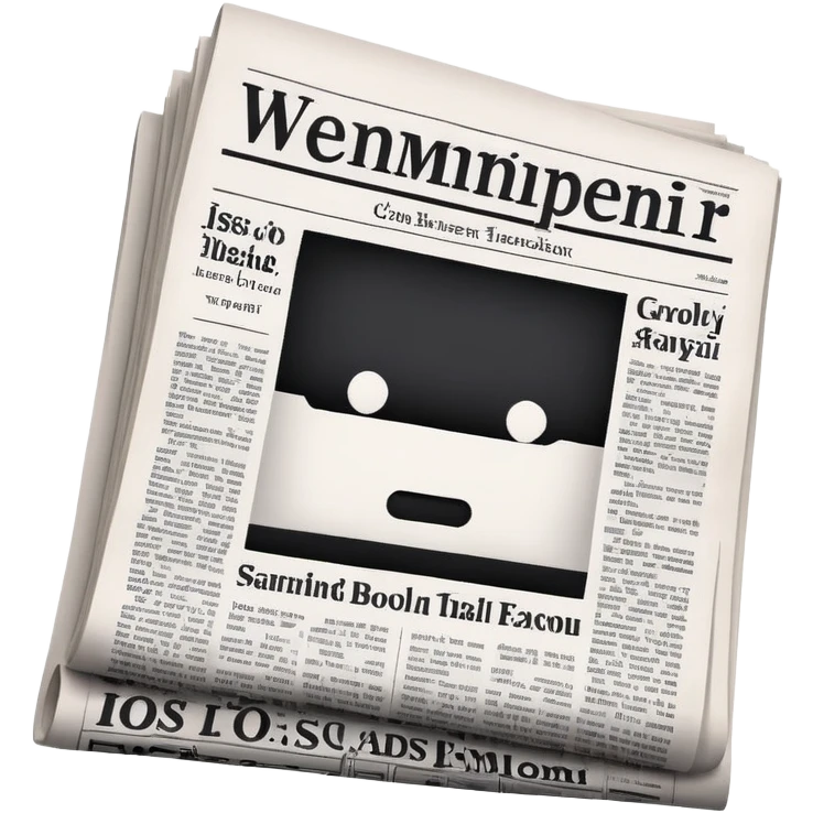 newspaper headline  emoji